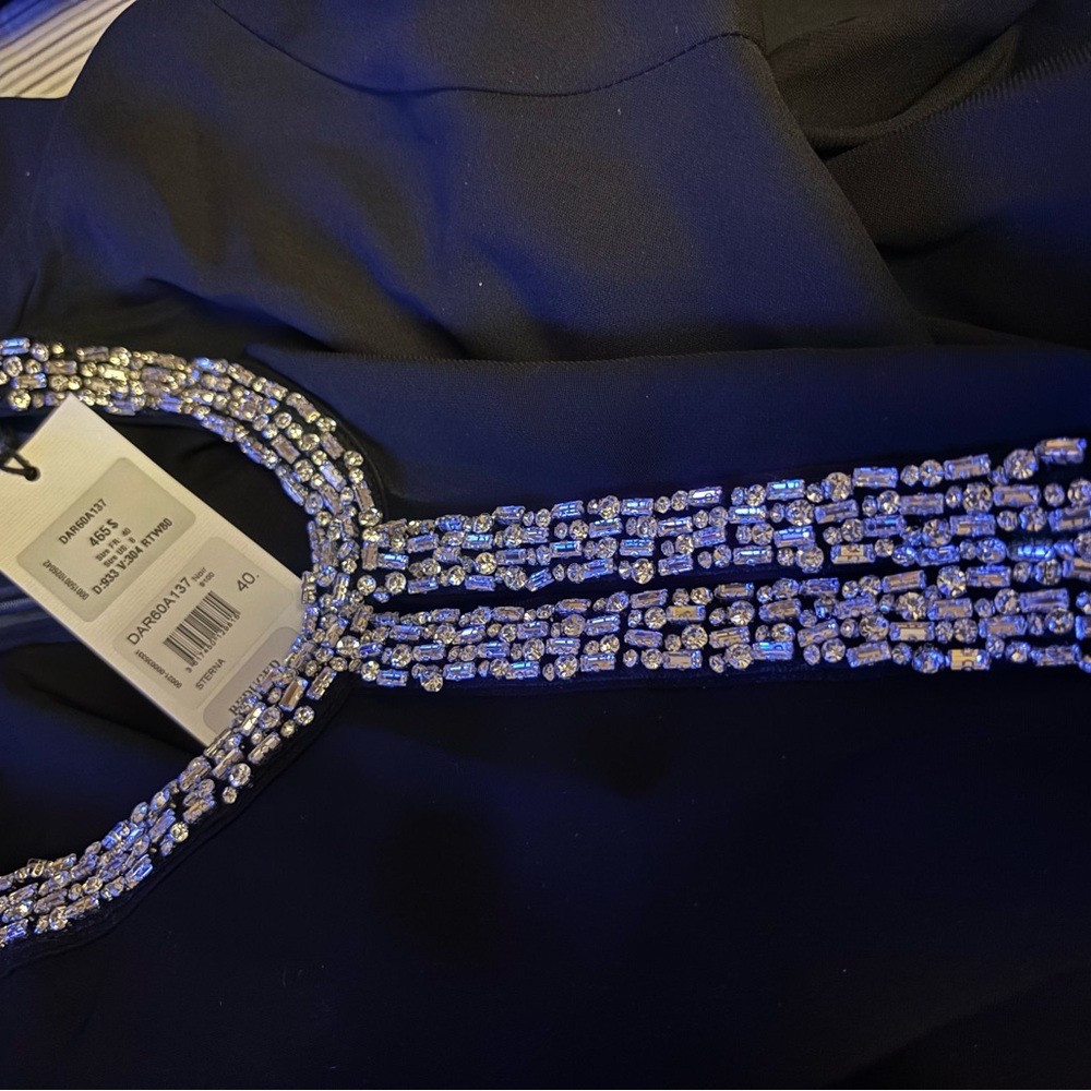 Gerald Darel Blue Halter Cocktail Dress - Picture 6 of 11